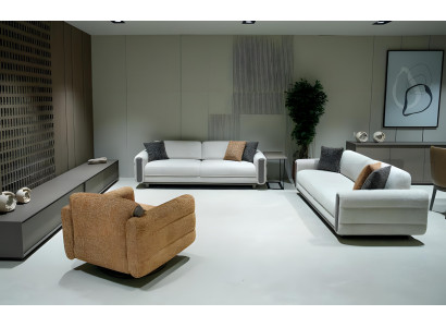 Polstergarnitur: Sofa für 3 Sitze + Sessel Wohnzimmer Sofagarnitur