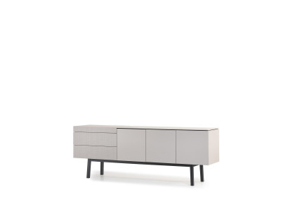 Elegantes Beiges Sideboard aus Holz mit modernem Design
