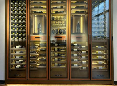 Weinschrank Weinkühlschrank Weinkühlvitrine Weinkühlgerät Wein-Display