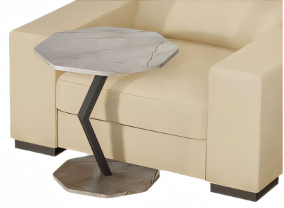 Eleganter Beistelltisch aus Holz in Braun für Wohnzimmer
