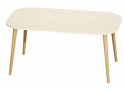 Moderner Couchtisch aus Holz in Beige