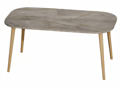 Moderner grauer Couchtisch aus Holz