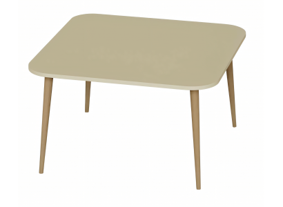 Moderner Couchtisch aus Holz in Beige mit elegantem Design