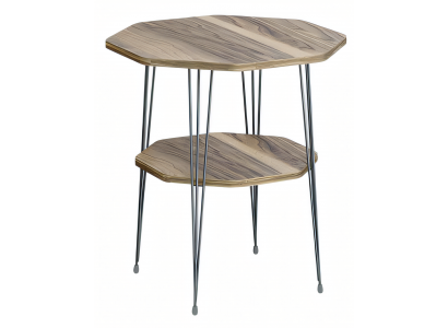 Beistelltisch aus Metall in Braun modern eleganter Stil
