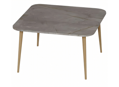 Moderner grauer Couchtisch aus Holz