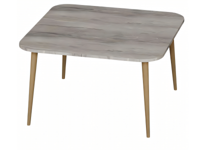 Moderner grauer Couchtisch aus Holz