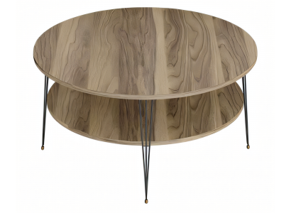 Eleganter brauner Couchtisch aus Holz