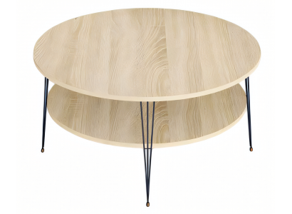 Eleganter brauner Couchtisch aus Holz mit stilvollem Design