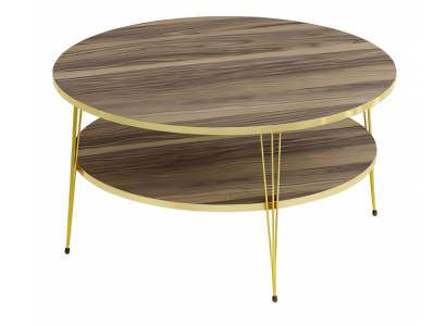 Moderner brauner Couchtisch aus Holz
