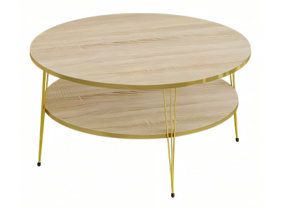 Eleganter brauner Couchtisch aus Holz