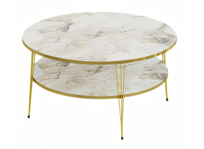 Multifunktionaler Couchtisch aus Holz in Mehrfarbig modern