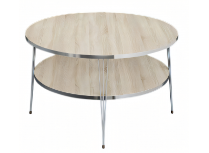 Eleganter brauner Holztisch im stilvollen Design