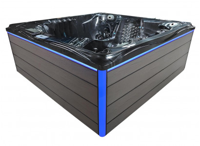 Outdoor Whirlpool Hydromassagewanne Massagebad Hot Tub Sprudelbad 230x230cm