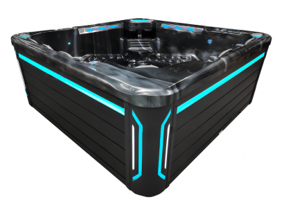 Outdoor-Spa Hot Tub Whirlpool Thermalwanne Whirlwanne Relaxpool 220x220cm