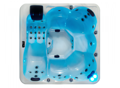 Outdoor-Spa Hot Tub Whirlpool Thermalwanne Whirlwanne Relaxpool 190x190 cm