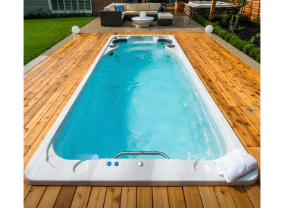 Hot Tub Spa Whirlwanne Außenwhirlpool Hydromassagewanne Relaxpool 580x230cm