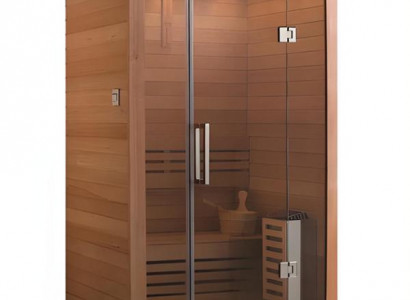 Massivholzsauna Naturholzsauna Holzsauna Sauna Wellnesssauna 150x100 cm