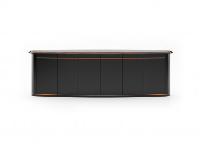 Graue Holz-Konsole modern, elegante Design, vielseitig, langlebig