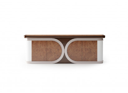 Elegante braune Holz-Konsole im zeitlosen Design