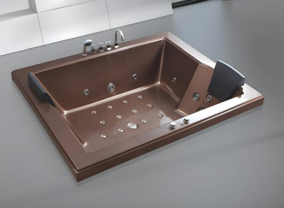 Whirlpool Blubberbad Hydromassagewanne Spa-Bad Whirlwanne 180x150cm