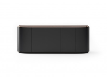 Schwarze Konsole aus Holz modern, stilvoll und hochwertig