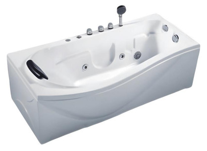 Whirlwanne Whirlpool Blubberbad Hydromassagewanne Spa-Bad 170x85 cm
