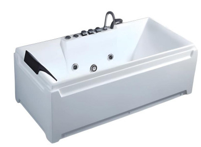 Designwanne Whirlpool Wellnesswanne Acrylwanne Komfortwanne Wanne 141x77 cm