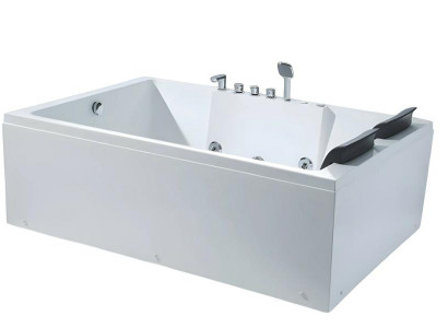 Wanne Wellnesswanne Bad Badewanne Whirlpool Luxuswanne Massagewanne 180x120 cm
