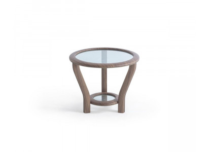Eleganter brauner Couchtisch aus Holz mit modernem Design