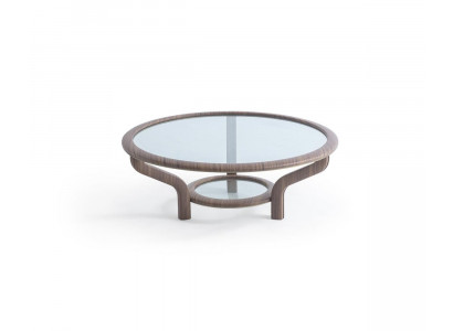 Eleganter brauner Couchtisch aus Holz für modernes Wohnzimmer