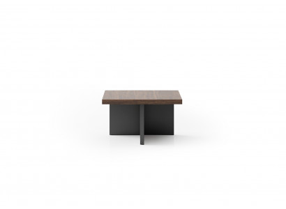 Dunkelbrauner Beistelltisch Designer Wohnzimmer Holz Kaffeetisch