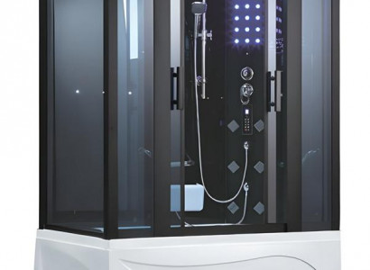 Multifunktionsdusche Massageduschkabine Duschkabine Wellnessdusche 150x90 cm