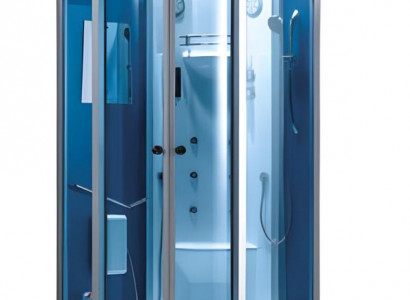 Duschbox Duschkabine Komfortdusche Glaskabine Duschraum Wellnessdusche 120x90 cm