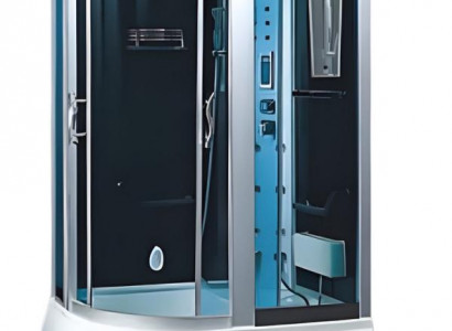 Eckdusche Duschraum Dusche Duschkabine Wellnessdusche Glaskabine 120x85 cm