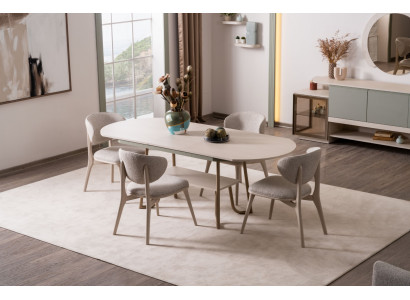 Elegantes Esszimmer-Set – Komfort und modernes Design.