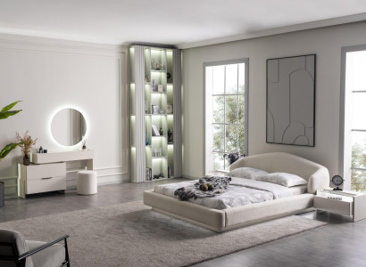 Ein elegantes Set für eine gemütliche Atmosphäre im Schlafzimmer