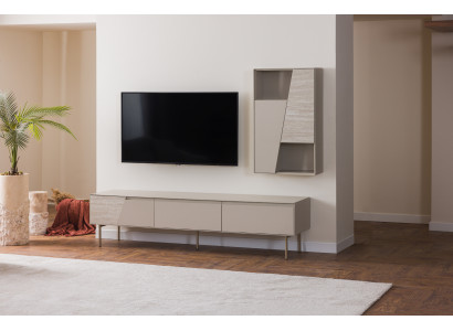 Ein schlichter TV-Schrank, der sich perfekt in ein modernes Interieur einfügt.