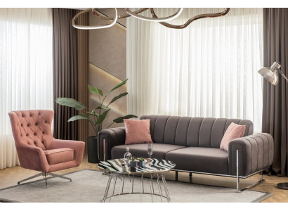 Modernes Sofa und Sessel Eleganz und Komfort vereint