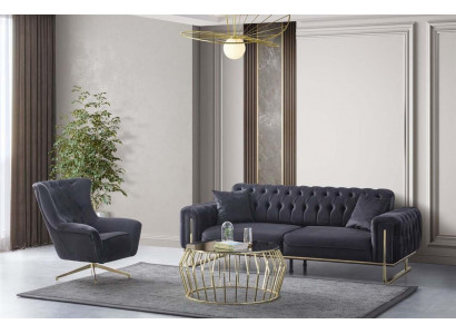 Stilvolles Sofa und Sessel Gemütlichkeit und Funktionalität vereint