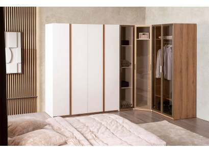 Eck-Kleiderschrank Schönheit und Funktionalität vereint