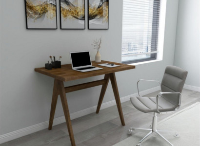 Designer Dunkelbrauner Computertisch Designer Arbeitszimmer Einrichtung
