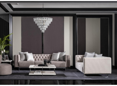 Sofagarnitur 4 3 Sitzer Set Design Sofa Polster Couchen Couch Modern