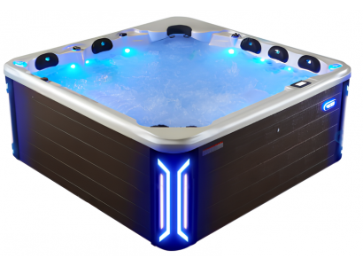 Hydromassagewanne Whirlpool Blubberbad Spa-Bad Whirlwanne 220x220cm