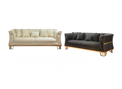 Sofagarnitur Set 3+3 – Komfort und Eleganz für Ihr stilvolles Wohnzimmer.