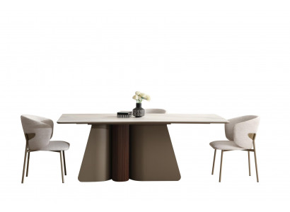 Moderner Esstisch Mit 4 Stühlen Elegant Stilvoll Design 200 x 100 x 78 cm