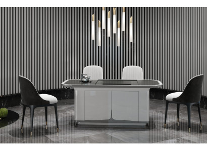 Komplettes Esszimmer-Set Tisch + 4 Stühle
