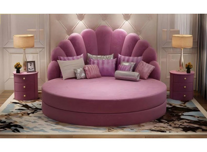 Exklusives Rosa Bett Schlafzimmer Textilbetten Designer Doppelbetten