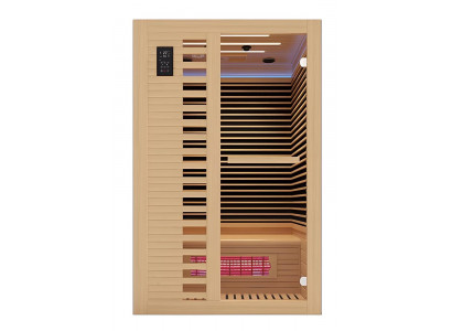 Luxus 2-Personen Infrarot-Sauna mit moderner Computersteuerung Heimsauna
