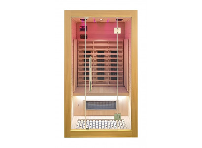 Infrarot-Wärmekabine für 2 Personen mit digitaler Steuerung Heimsauna