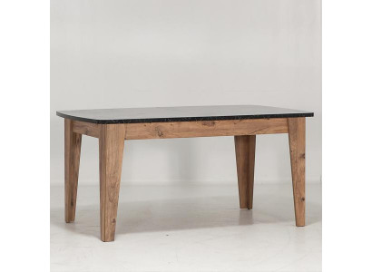 Brauner rechteckiger Tisch Esszimmertisch Designer Holztische